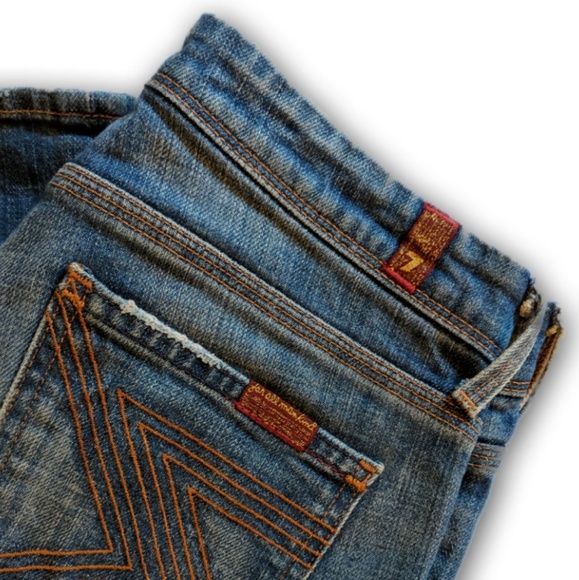 7FAMK Boot Cut Jeans Size 25 - Picture 3 of 7